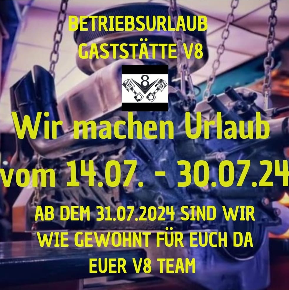 Urlaub der Gaststätte V8